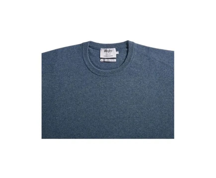Jersey de lana con cuello redondo Verde Moteado Conan-Bexley Hot