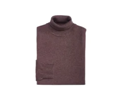 Jersey de lana con cuello vuelto hombre Marrón Emeric-Bexley Cheap