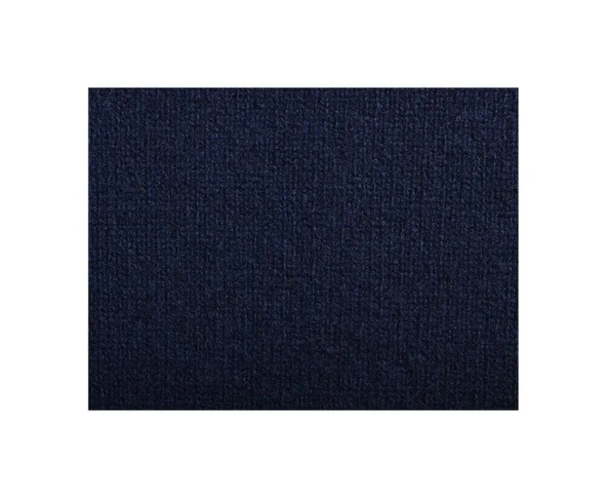 Jersey de lana para hombre con cuello cremallera Azul marino moteado y avellana Keyden-Bexley New