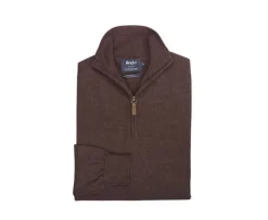 Jersey fino de hombre - Algodón/cachemira - Chocoate oscuro Vlad-Bexley Hot