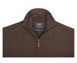 Jersey fino de hombre - Algodón/cachemira - Chocoate oscuro Vlad-Bexley Hot