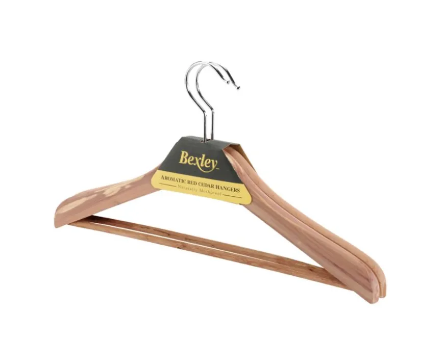 Juego de 2 perchas de cedro rojo-Bexley Sale