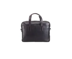 Maletín de cuero Chocolate oscuro para hombre Harwinton-Bexley Cheap