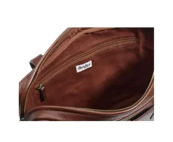 Maletín de cuero Coñac para hombre Harwinton-Bexley Sale