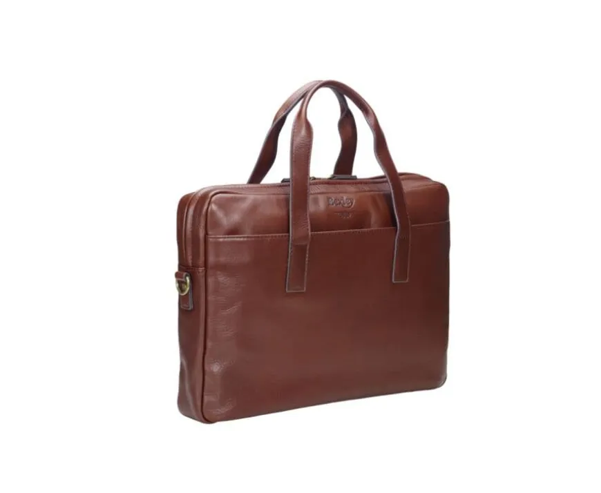 Maletín de cuero Coñac para hombre Harwinton-Bexley Sale