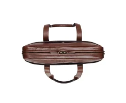 Maletín de cuero Coñac para hombre Harwinton-Bexley Sale
