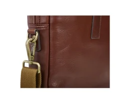 Maletín de cuero Coñac para hombre Harwinton-Bexley Sale