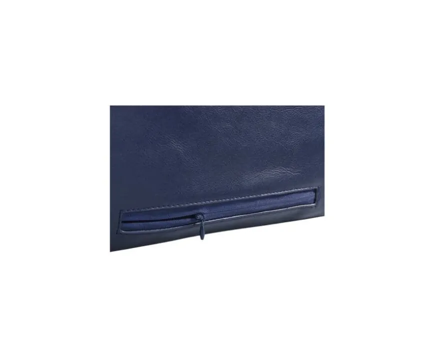 Maletín de cuero Navy para hombre Harwinton-Bexley Fashion