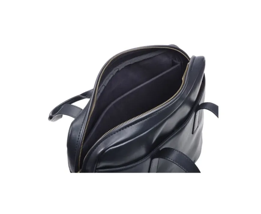 Maletín de cuero Negro para hombre - HARWINTON |-Bexley Online