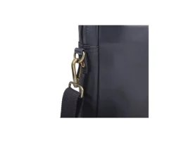 Maletín de cuero Negro para hombre - HARWINTON |-Bexley Online