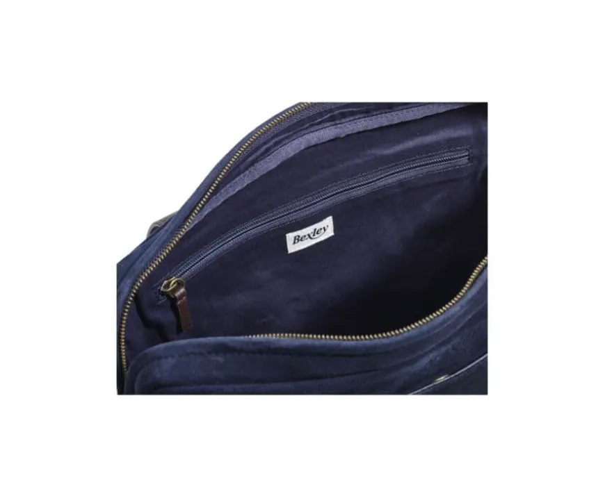 Maletín de Terciopelo marino para hombre Harwinton-Bexley Store