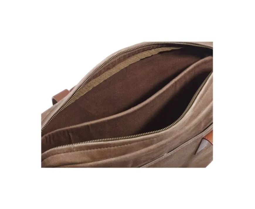 Maletín de Terciopelo tabaco para hombre Harwinton-Bexley Flash Sale