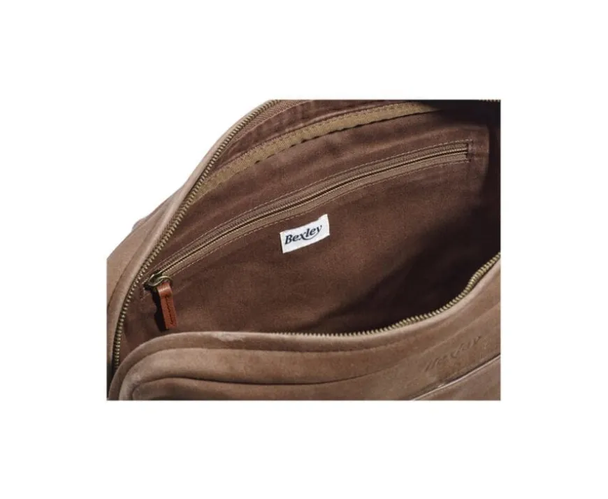Maletín de Terciopelo tabaco para hombre Harwinton-Bexley Flash Sale