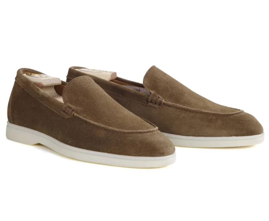 Mocasines de terciopelo hombre Chamois Velvet Manasota Ii-Bexley Store
