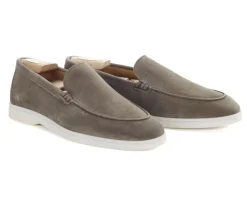Mocasines de terciopelo hombre Terciopelo Caqui Manasota Ii-Bexley Cheap