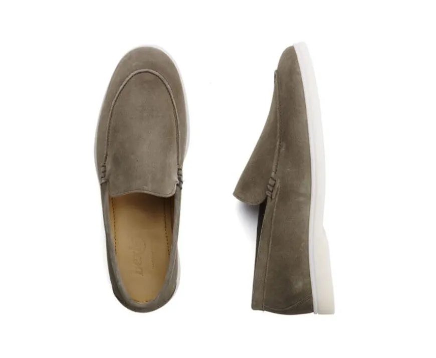 Mocasines de terciopelo hombre Terciopelo Caqui Manasota Ii-Bexley Cheap