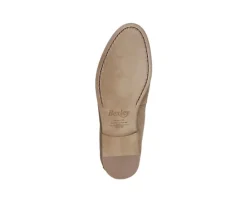 Mocasín de hombre de piel Terciopelo Topo Dervio-Bexley Fashion