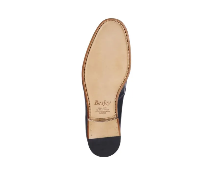 Mocasín de piel para hombre Negro Derybrook-Bexley Fashion