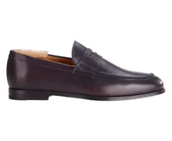 Mocasín de piel para hombre Pardo Patinada Derybrook-Bexley Cheap