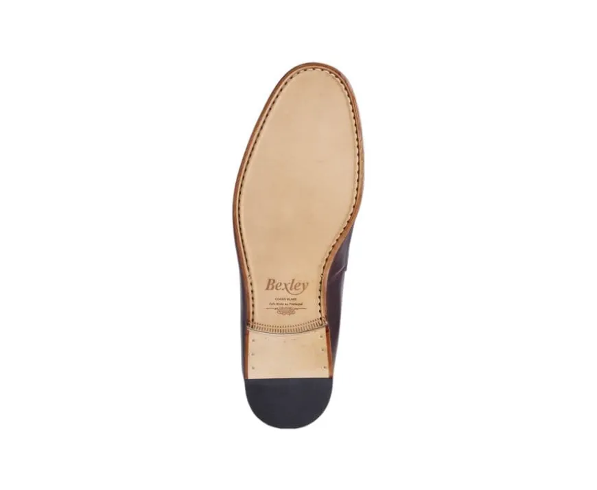 Mocasín de piel para hombre Pardo Patinada Derybrook-Bexley Cheap