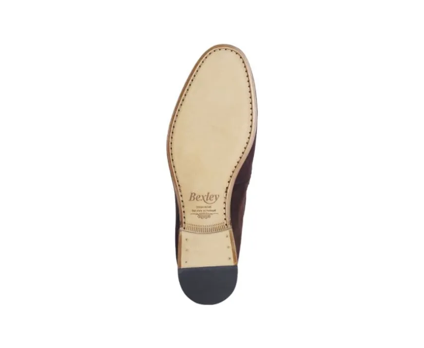 Mocasín de terciopelo pardo para hombre Cevio-Bexley Best Sale