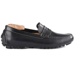 Mocasín de verano para hombre piel Negro Ferguson-Bexley Online