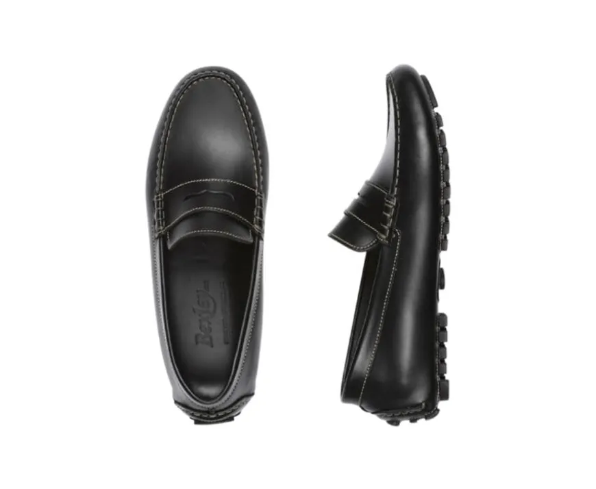 Mocasín de verano para hombre piel Negro Ferguson-Bexley Online