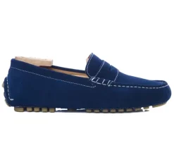 Mocasín de verano para hombre Terciopelo Índigo Ferguson-Bexley Flash Sale