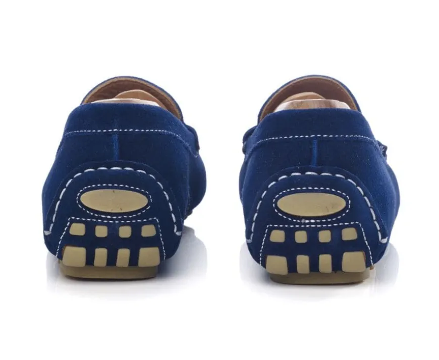 Mocasín de verano para hombre Terciopelo Índigo Ferguson-Bexley Flash Sale
