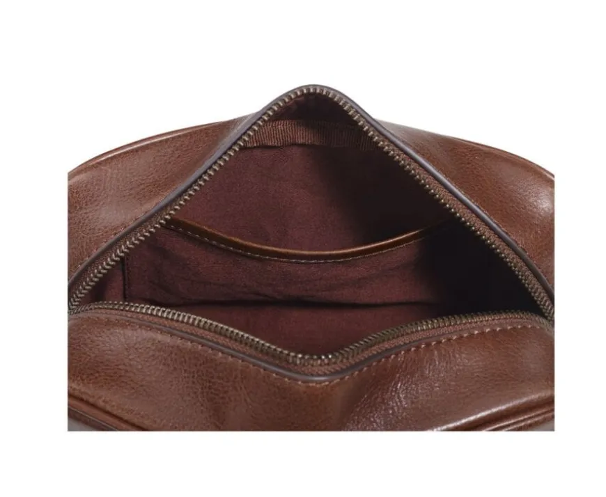 Neceser de cuero coñac-Bexley Discount