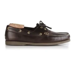 Náuticos de cuero Marrón oscuro para hombre Trawler-Bexley Sale