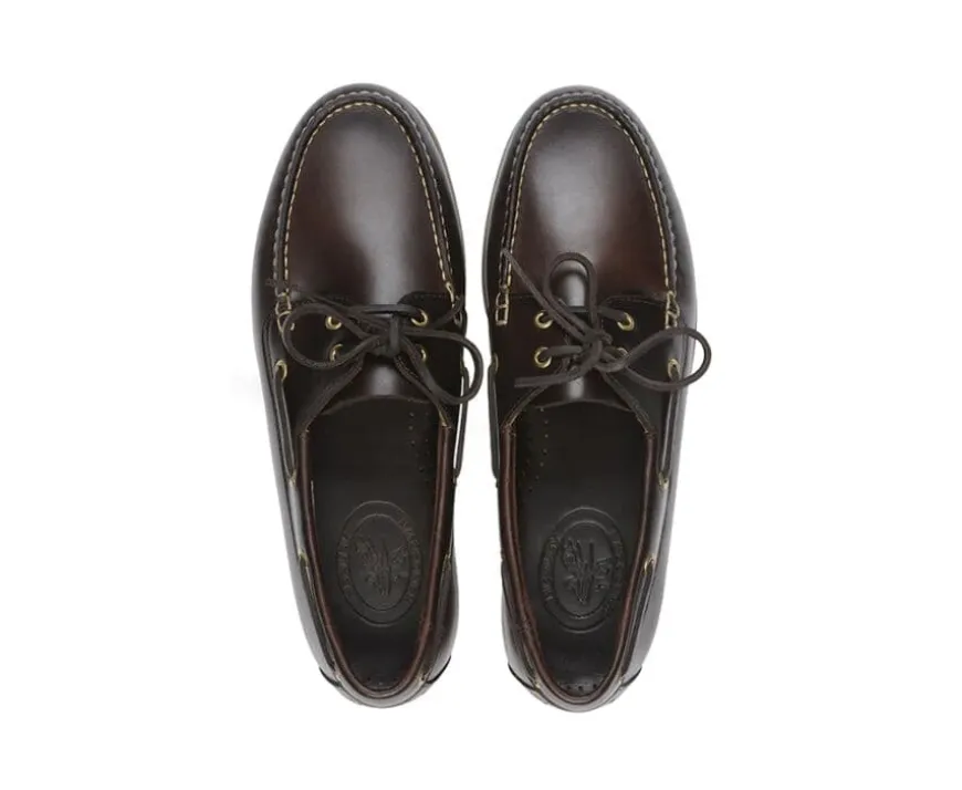Náuticos de cuero Marrón oscuro para hombre Trawler-Bexley Sale
