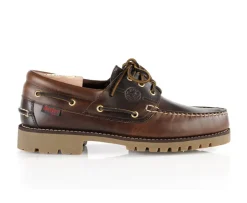 Náuticos de cuero Marrón oscuro para hombre Boca Raton Ii-Bexley Flash Sale