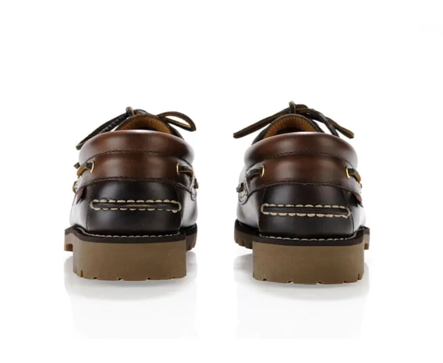 Náuticos de cuero Marrón oscuro para hombre Boca Raton Ii-Bexley Flash Sale