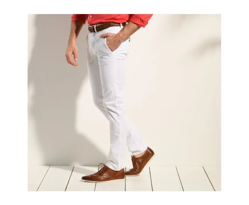Pantalón chino de hombre Blanco Kyrk-Bexley Cheap