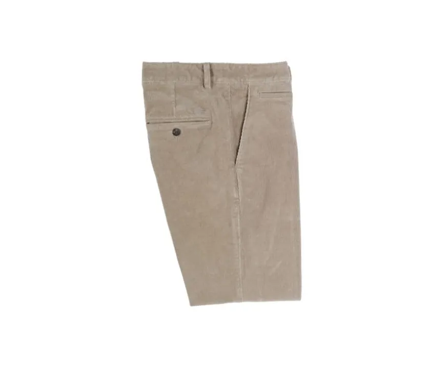 Pantalón chino de pana Aceituna Claro para hombre Norman-Bexley Sale