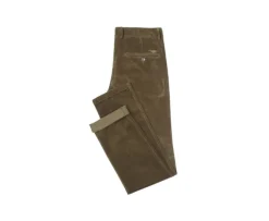 Pantalón chino de pana Aceituna para hombre Norman-Bexley Fashion