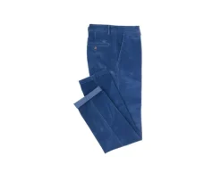 Pantalón chino de pana Azul Vaquero para hombre Norman-Bexley Outlet