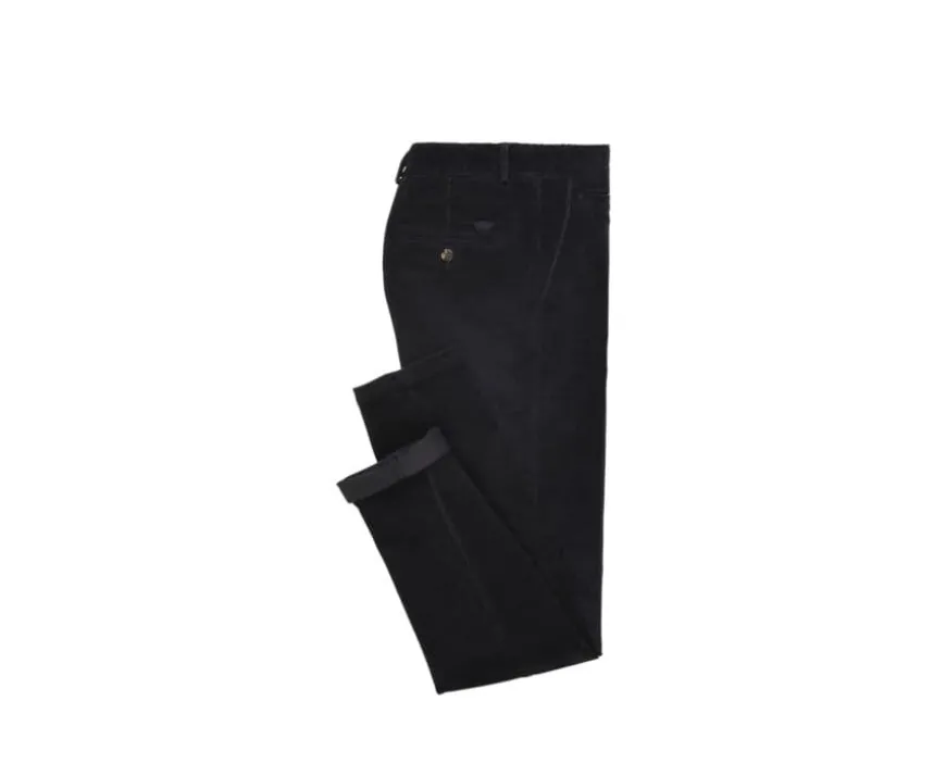 Pantalón chino de pana Navy para hombre Norman-Bexley Discount