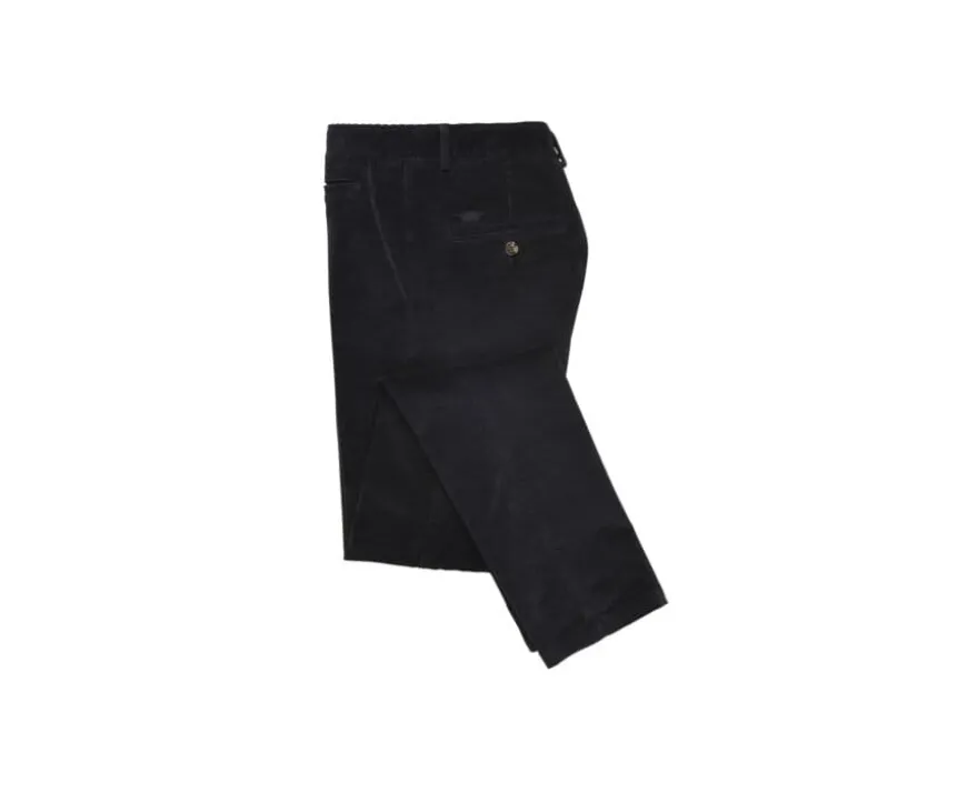 Pantalón chino de pana Navy para hombre Norman-Bexley Discount