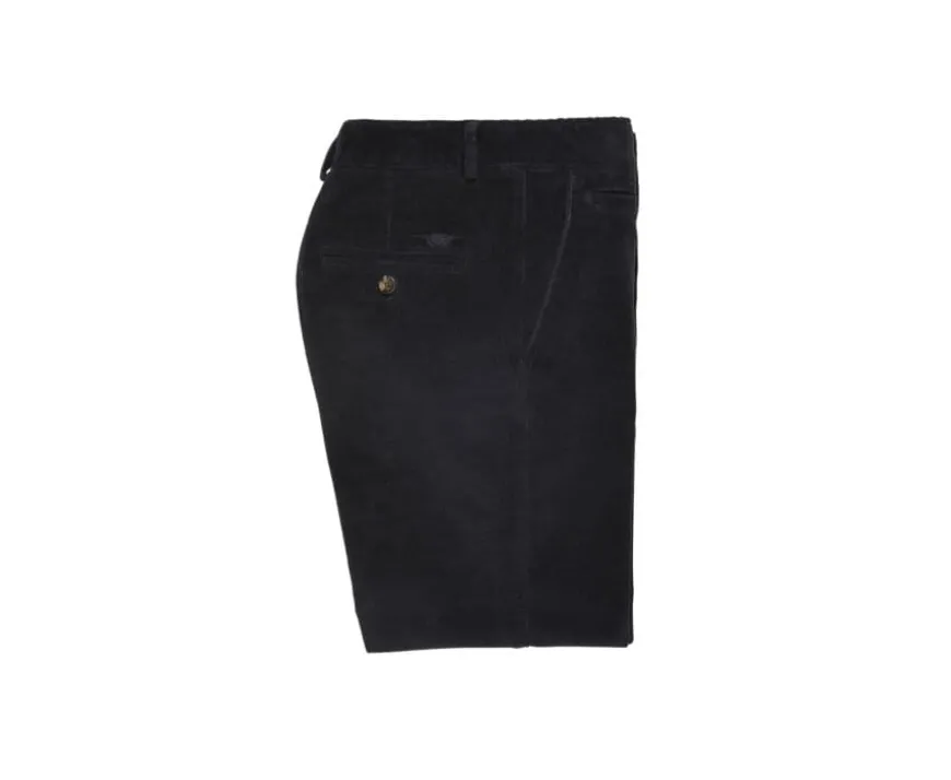 Pantalón chino de pana Navy para hombre Norman-Bexley Discount