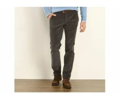 Pantalón chino de pana para hombre Gris topo Norman-Bexley Store