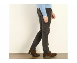 Pantalón chino de pana para hombre Gris topo Norman-Bexley Store