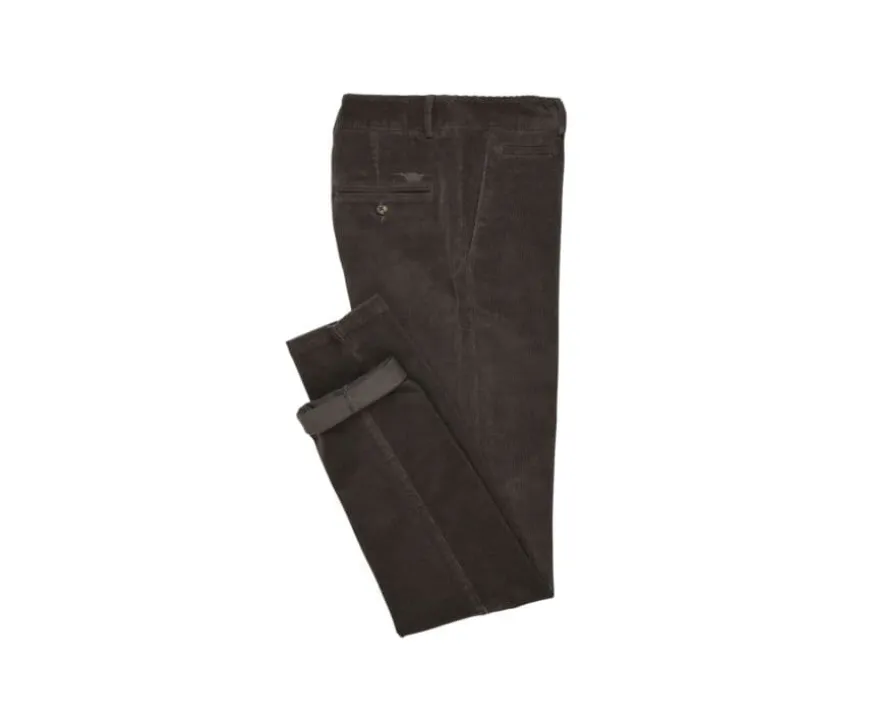 Pantalón chino de pana para hombre Gris topo Norman-Bexley Store