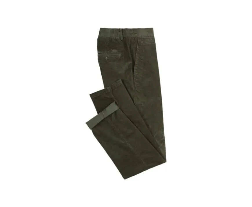 Pantalón chino de pana Verde oscuro Khyler-Bexley Clearance