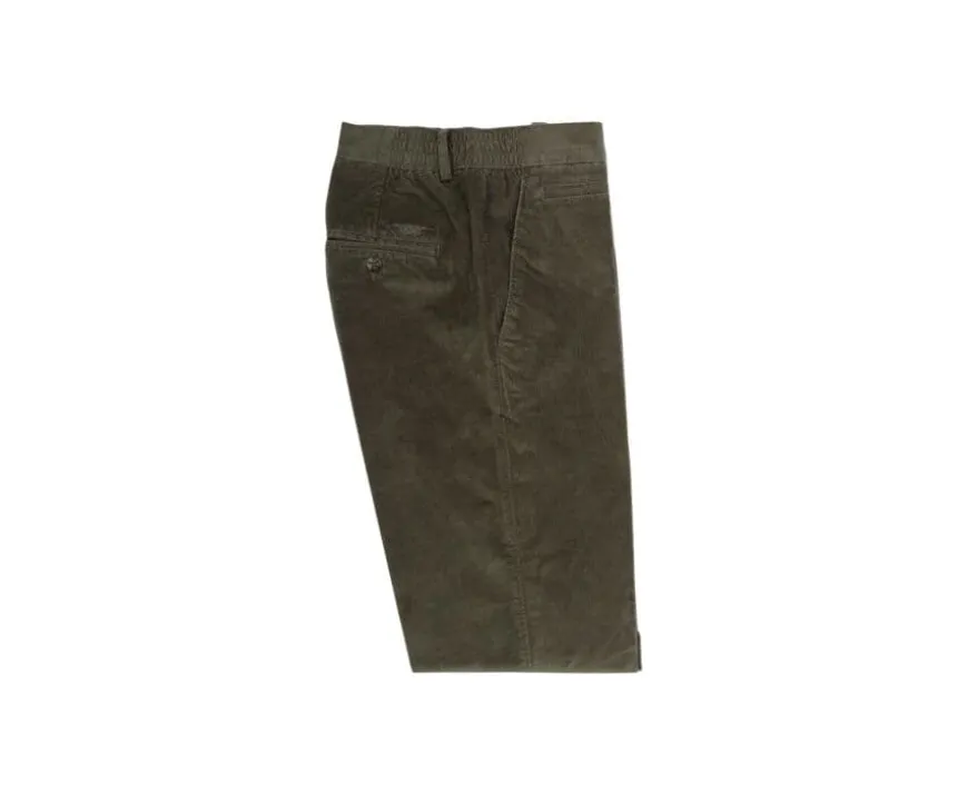 Pantalón chino de pana Verde oscuro Khyler-Bexley Clearance