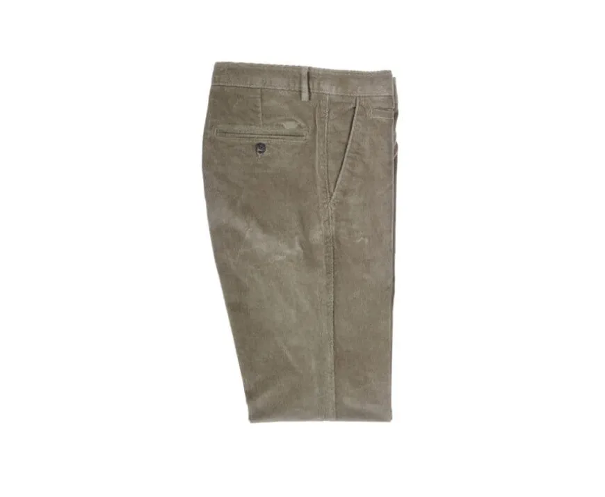 Pantalón chino de pana Verde Salvia para hombre Norman-Bexley Clearance