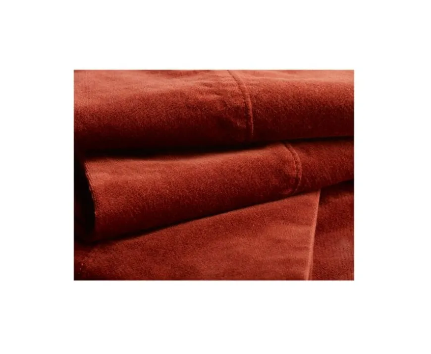 Pantalón chino de terciopelo Terracota Kinsley-Bexley Clearance