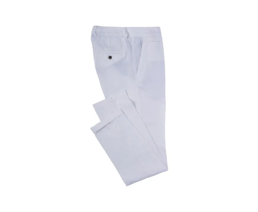 Pantalón chino hombre Blanco Kylson-Bexley Discount
