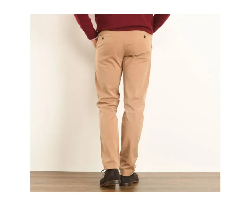 Pantalón chino hombre Camel Jerry Ii-Bexley Discount